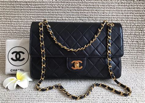 chanel black classic double flap bag|authentic chanel classic flap bag.